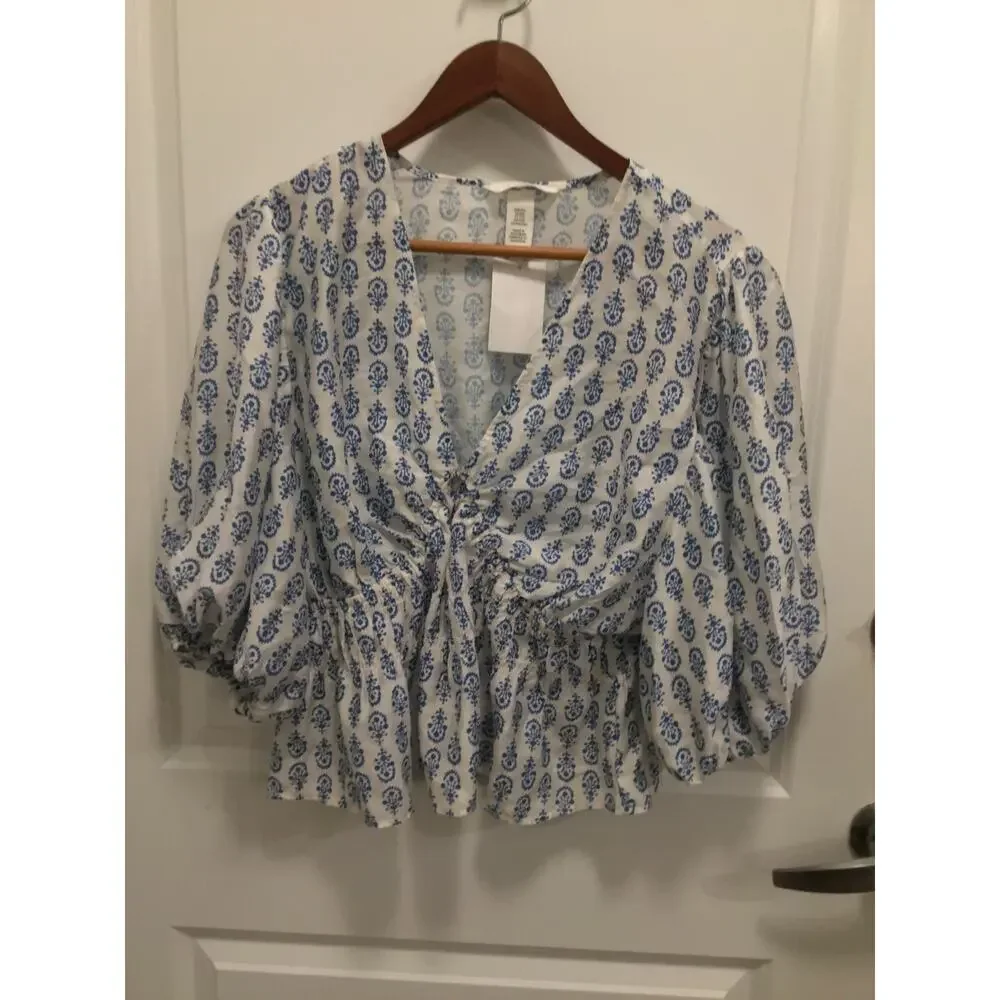 H & M white and floral pattern - Picture 11 of 13